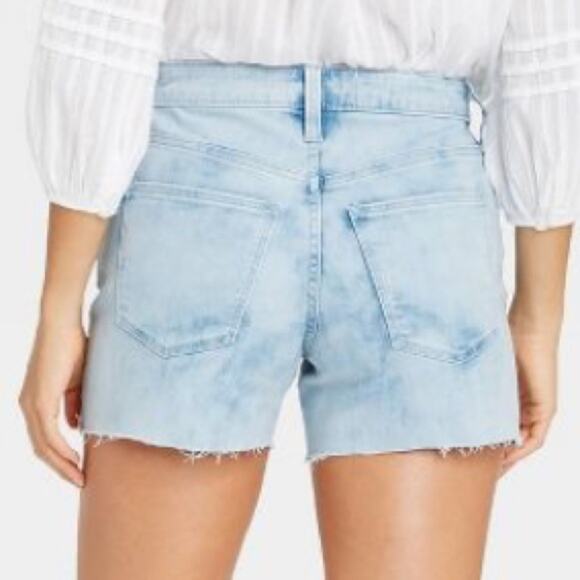Universal Thread acid wash High Rise Jean Shorts - Picture 2 of 10